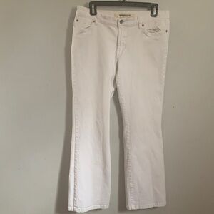 Mossimo Supply Co. White Flare Jeans